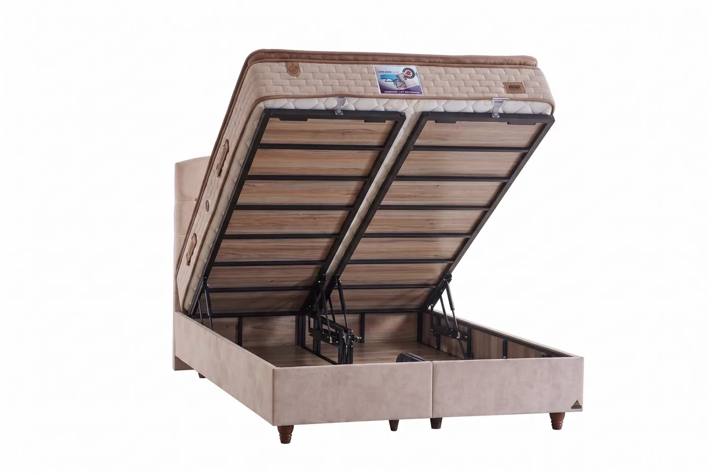 Detox 90x190 Single Divan Base, Headboard Set CP1437