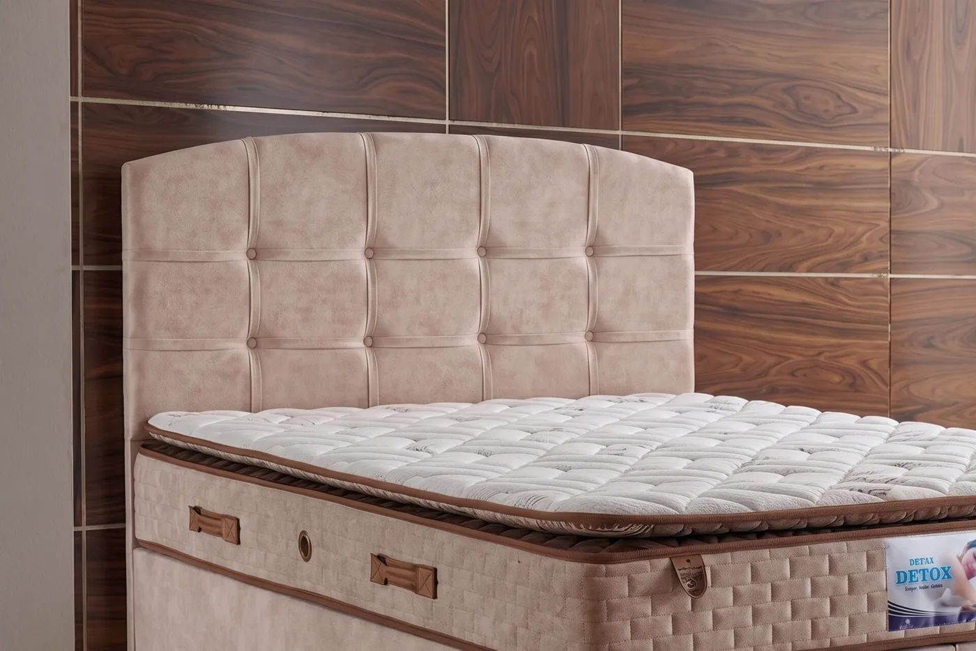 Detox 90x190 Single Divan Base, Headboard Set CP1437