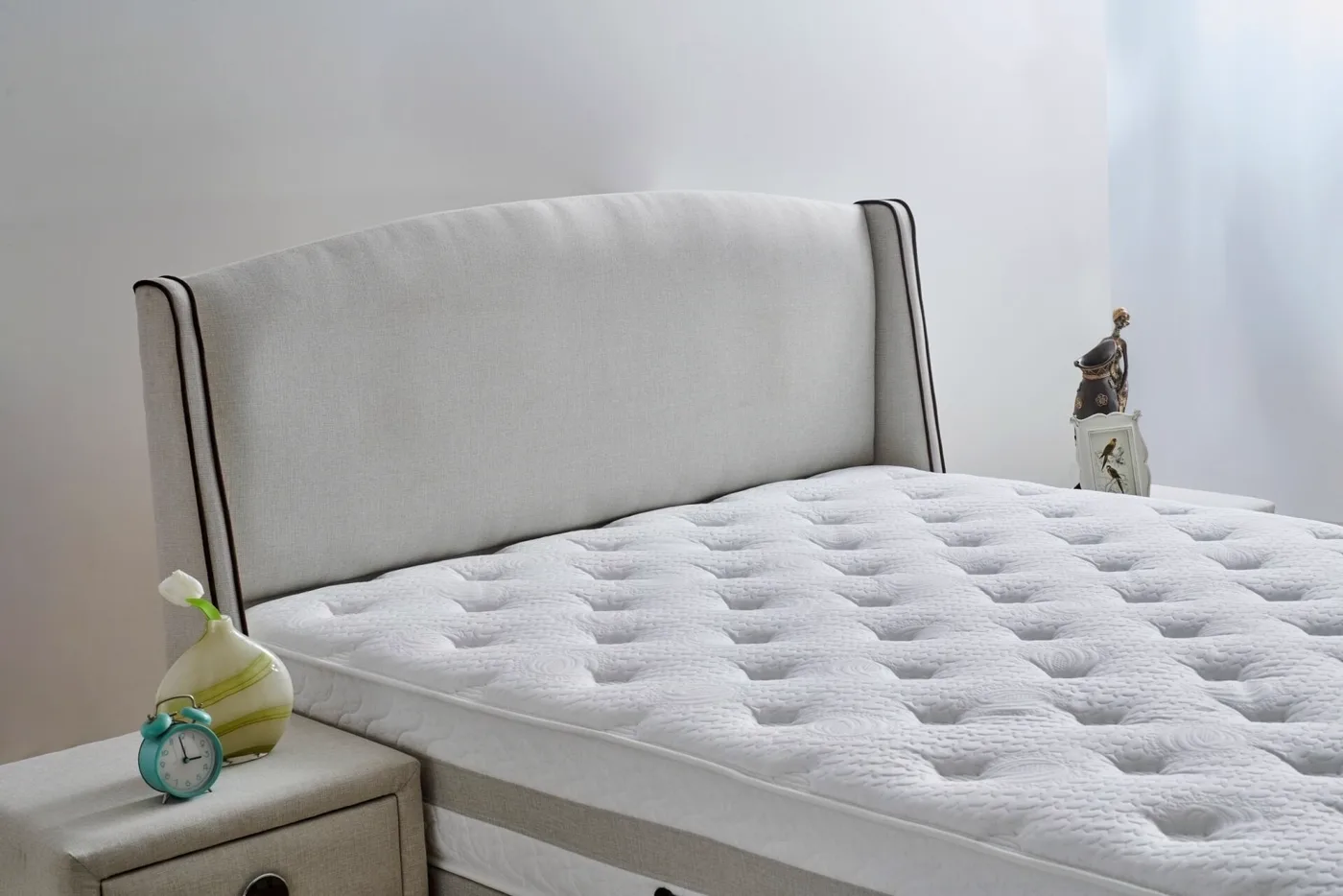 Monza 90x200 Single Divan Base, Headboard Set CP1426
