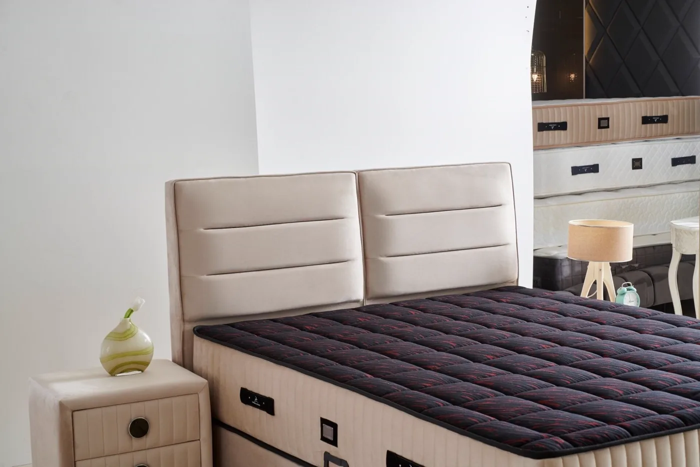 Venedik 160x200 Çift Kişilik Baza, Başlık Seti CP1415