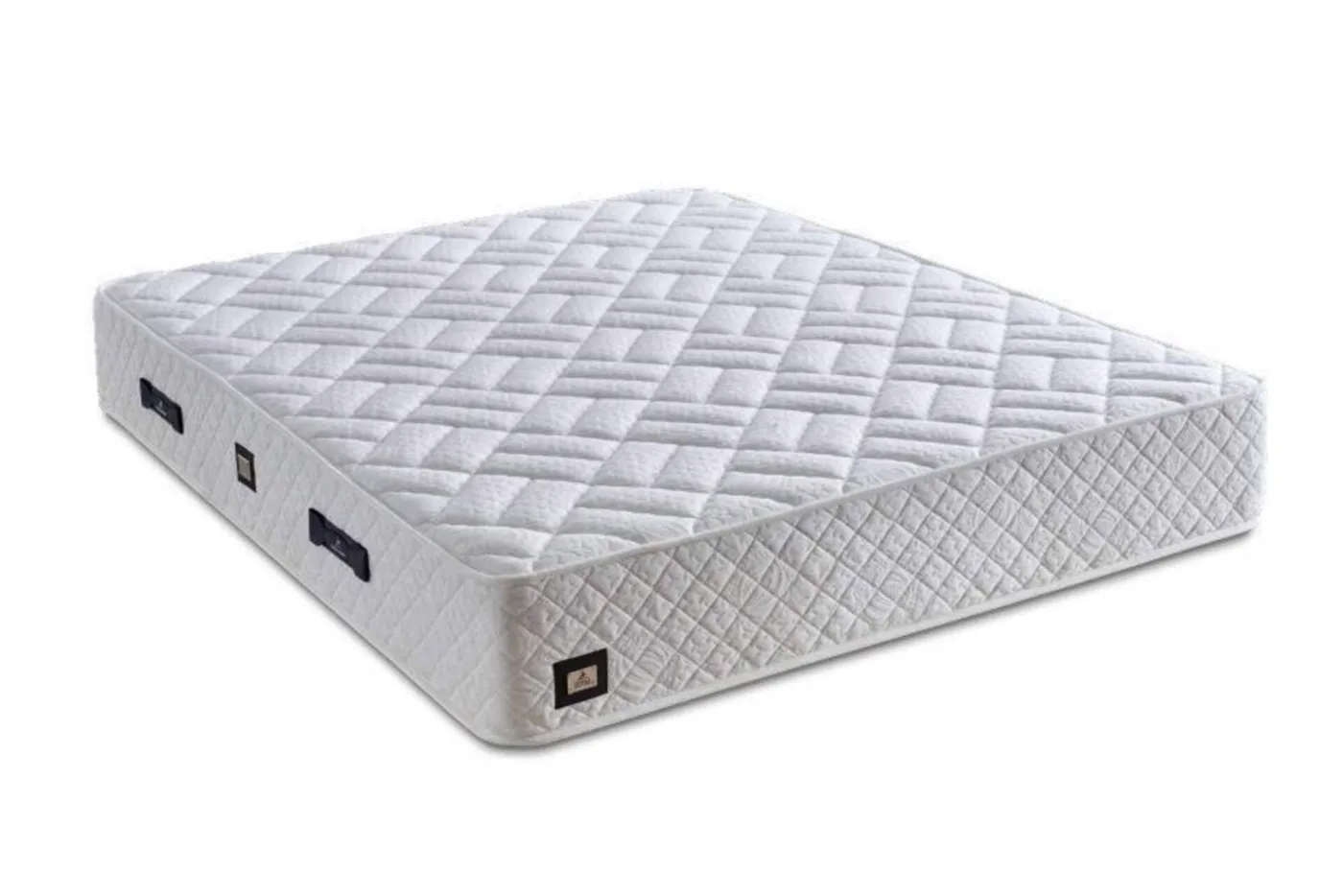Somineli Lux 140x200 Double Mattress, Divan Base, Headboard Set CP1005