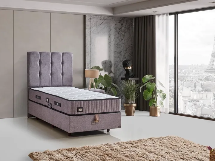 Inci Plus 120x200 Single Mattress, Divan Base, Headboard Set CP1041