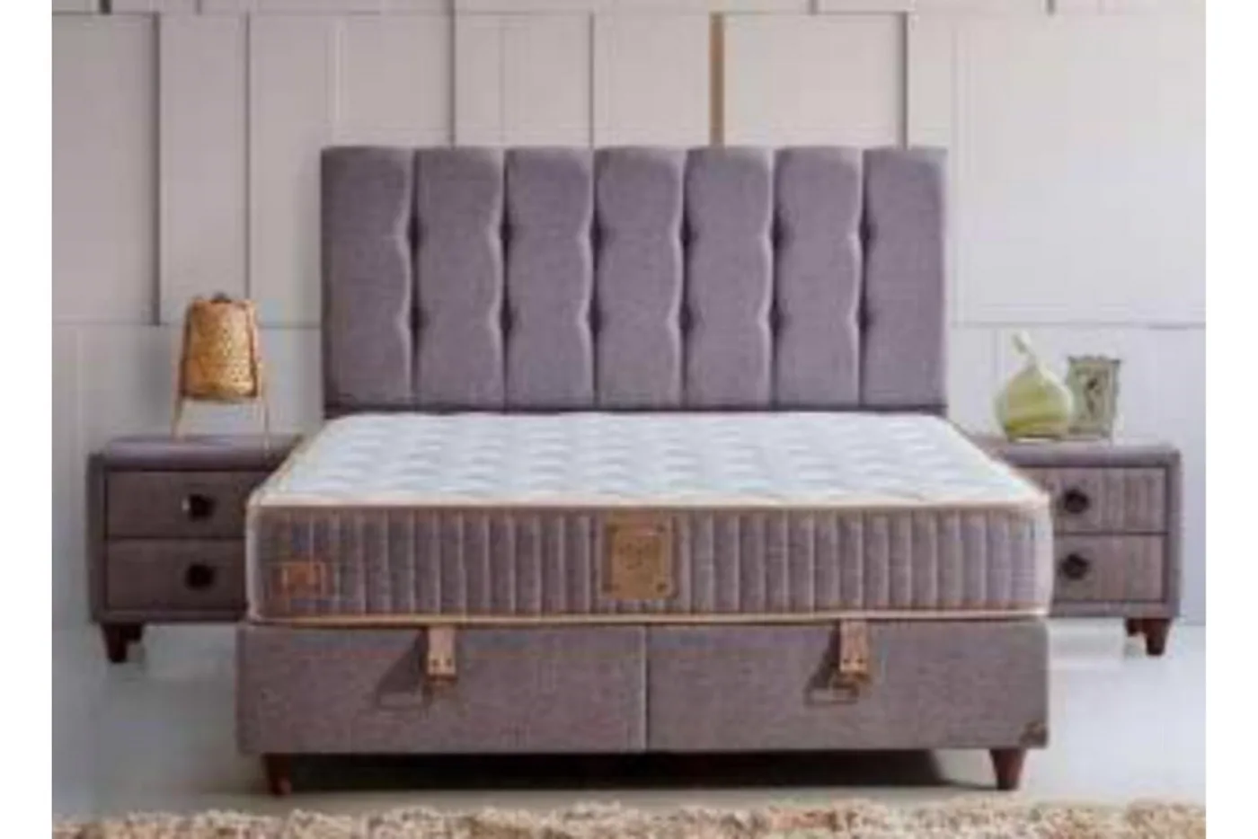 Inci Plus 120x200 Single Mattress, Divan Base, Headboard Set CP1041