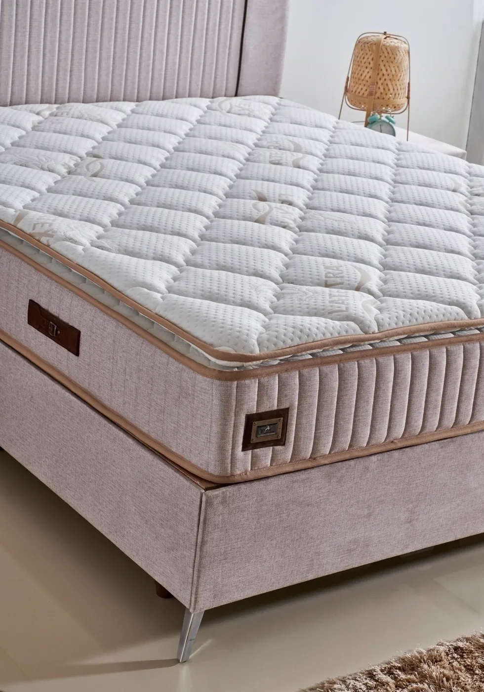 Lucca Storage 180x200 Double Mattress, Divan Base, Headboard Set CP1040