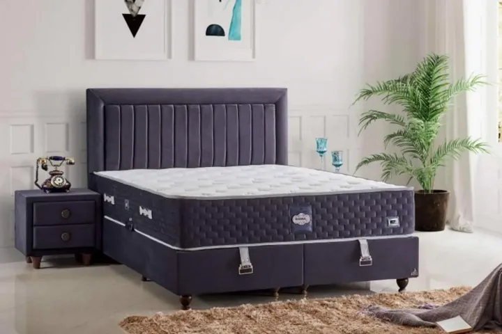 Roma 90x190 Single Mattress, Divan Base, Headboard Set CP1034