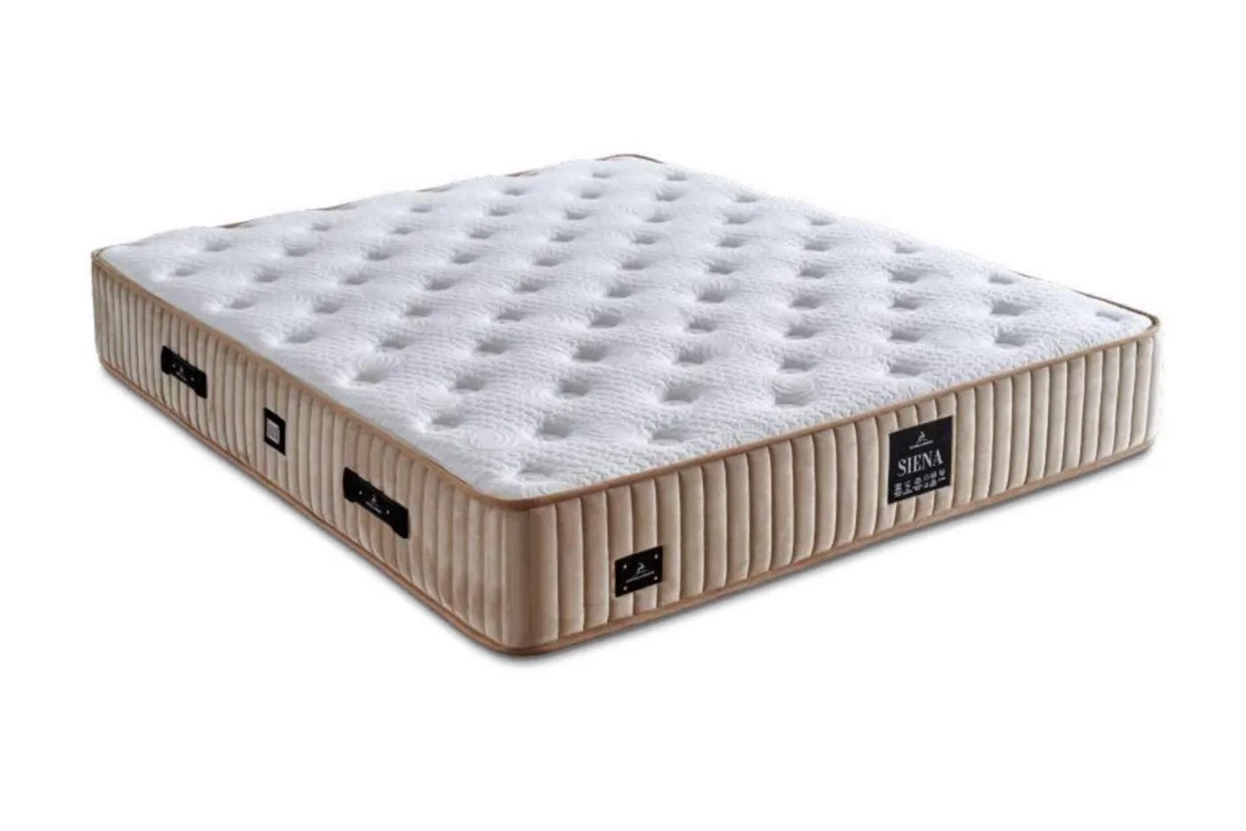 Siena 100x200 Single Mattress, Divan Base, Headboard Set CP1035