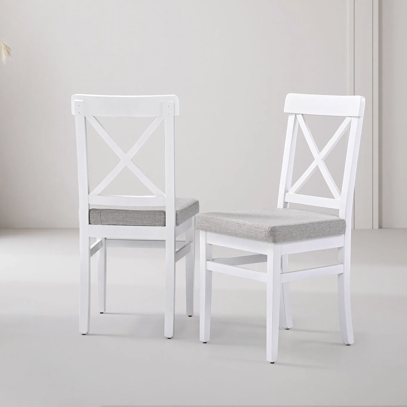 Rustic Travertine and Walnut Table & Rustic Chair Set HDR1452