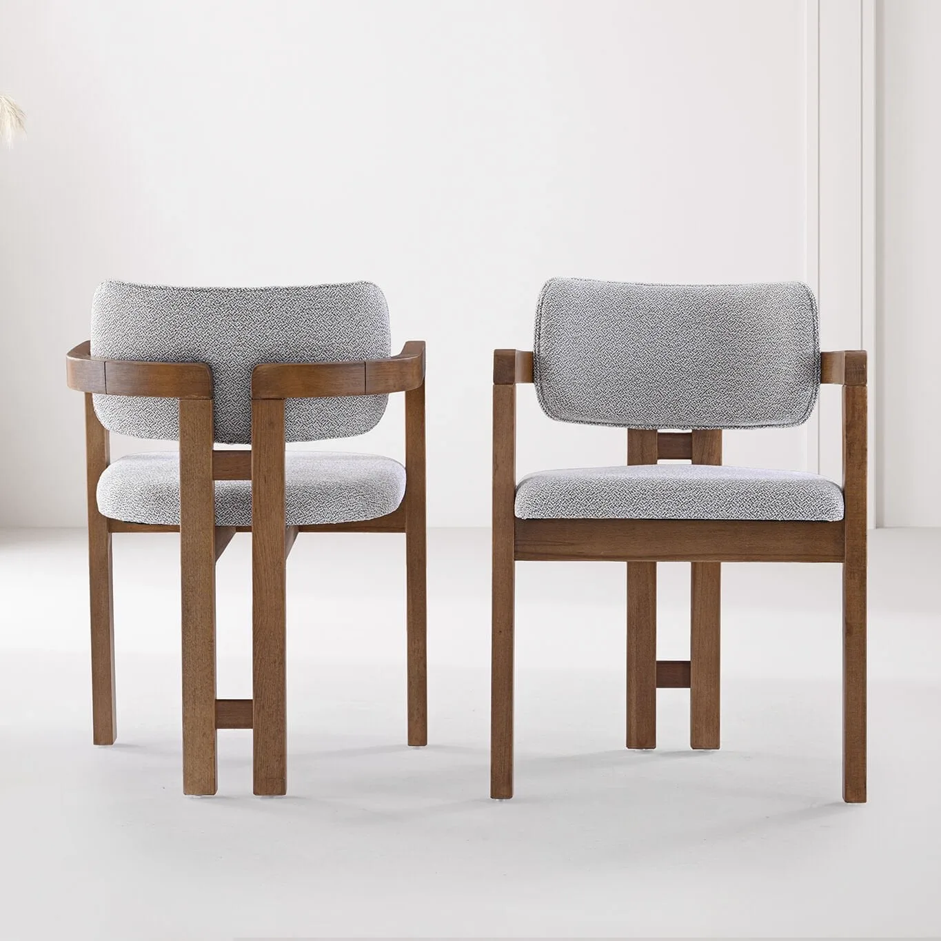Polo Walnut Table & Otto Chair Set HDR1449