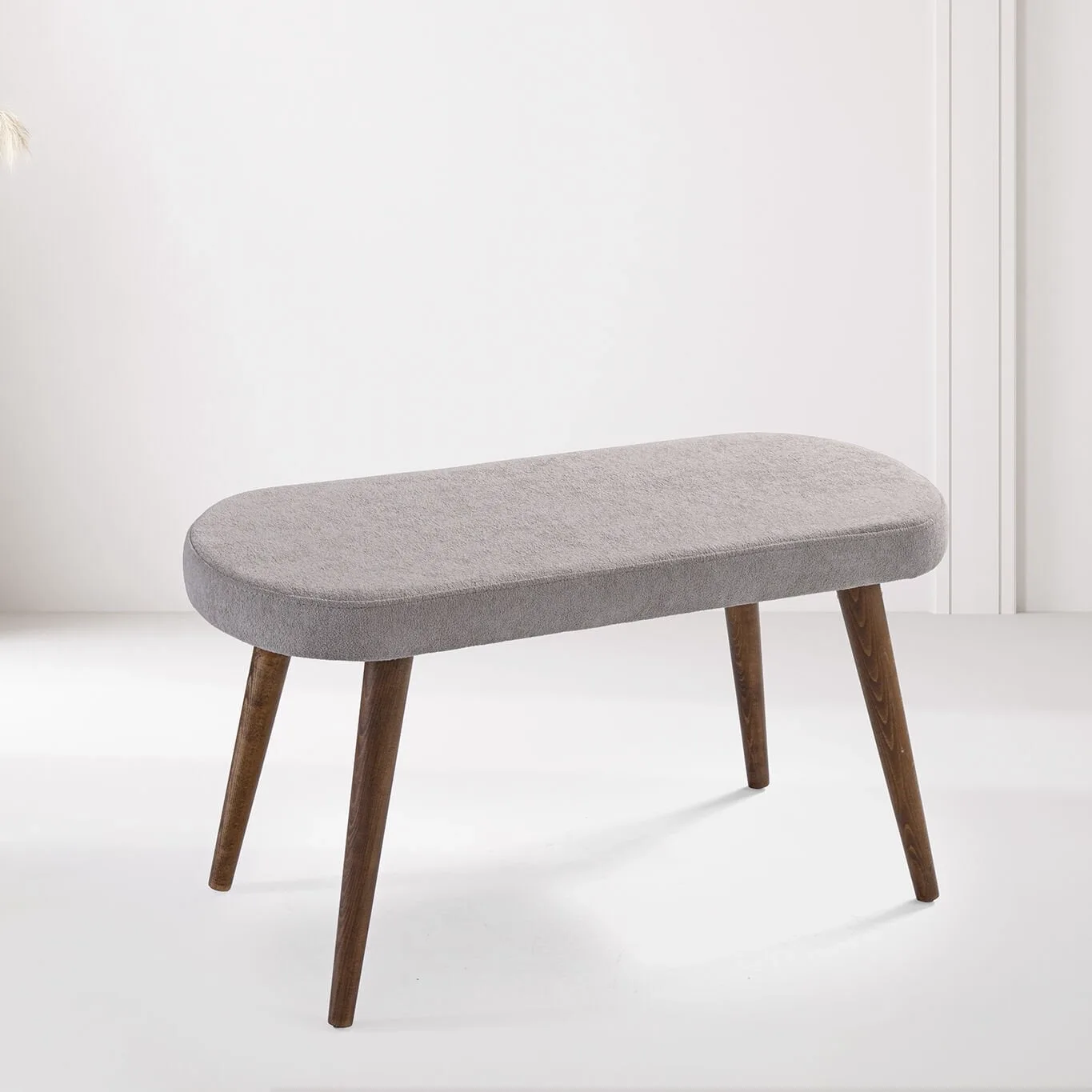 Mix Walnut Table & Kismet Chair & Kismet Bench Set HDR1438