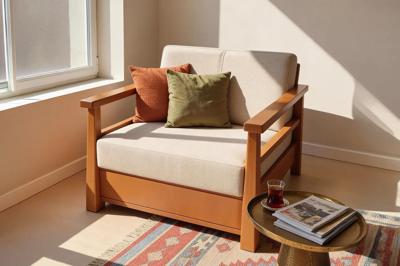 MD Skandinavisches Einzel-Schlafsofa MDN150