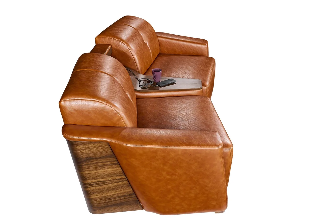 Bentley Office Armchair Set with Console FSM1401