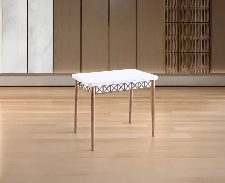 Extending Table White Marble TN0645