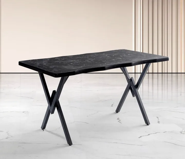 Kutuk Tisch Schwarz Marmoroptik TN0642A