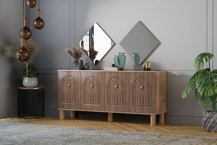 Bohemian Console, Atlantic Pine - Walnut TN0537