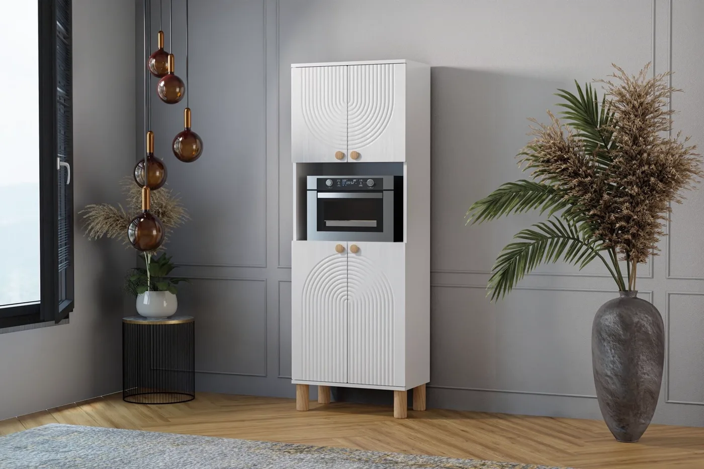 Mira White Oven Cabinet TN0520