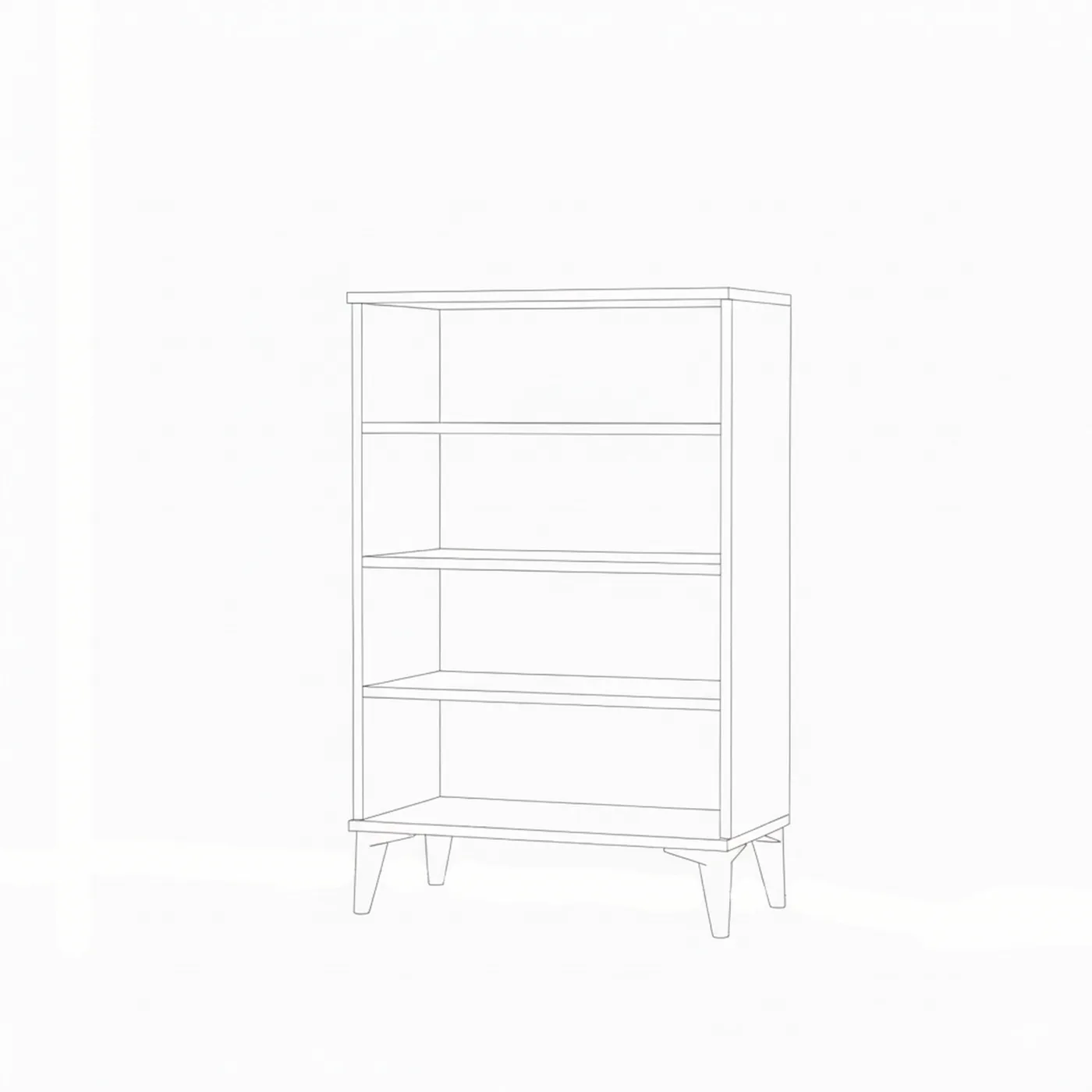 Naz White Shoe Cabinet with 2 Doors TN0473
