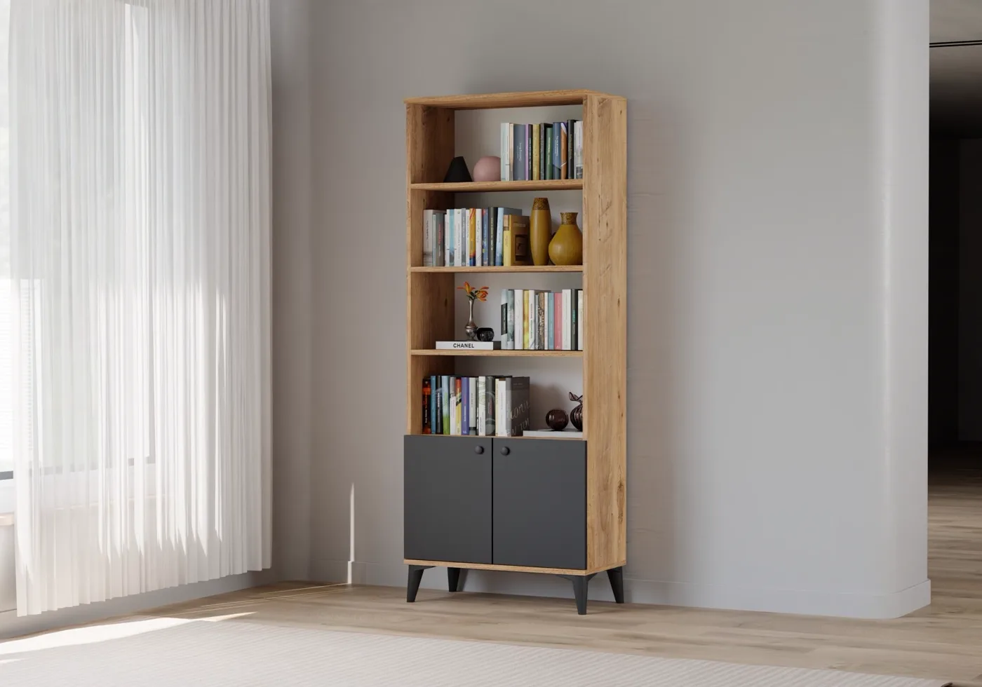 Tire Bookcase - Atlantic Pine TN0426