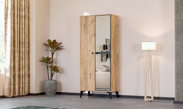 Tire 2-Door Wardrobe - Atlantic Pine TN0420