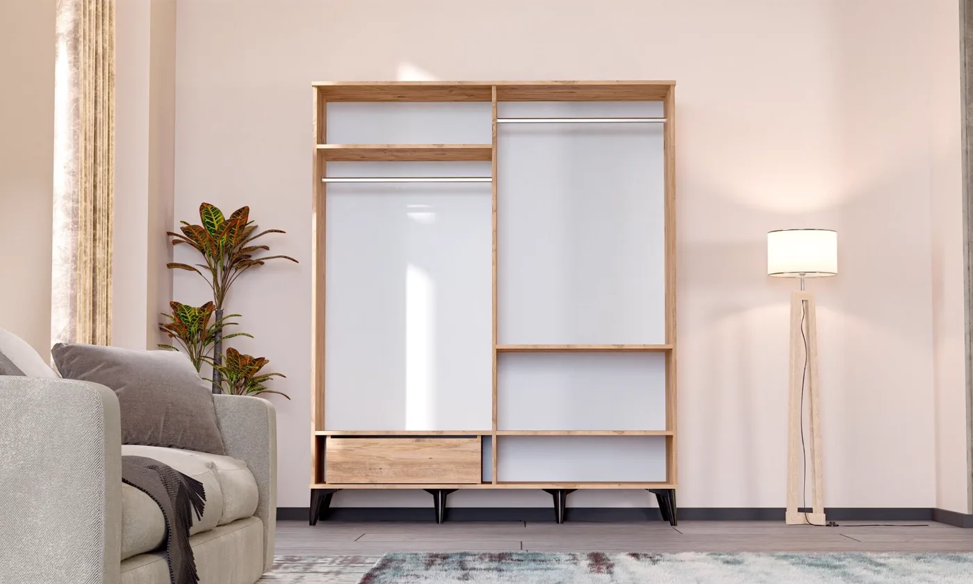 Tire 4-Door Wardrobe - Atlantic Pine TN0418