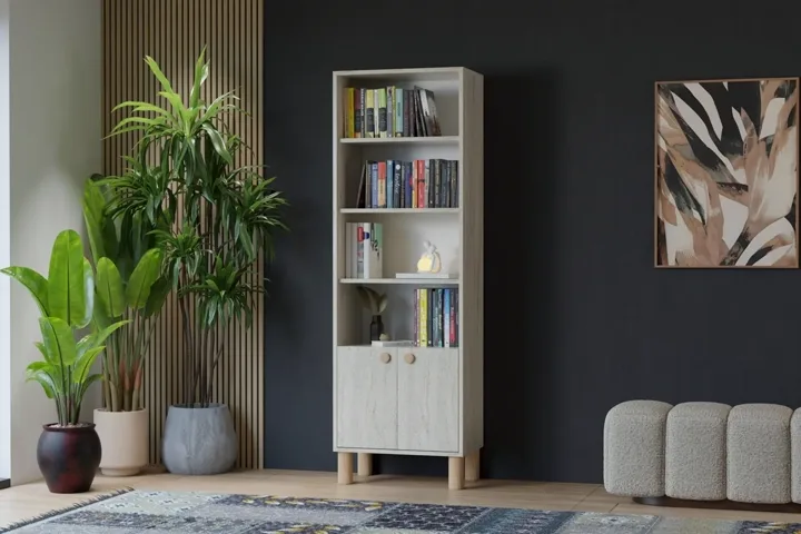 Vera Bookcase - Travertine TN0411