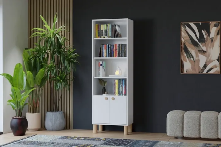 Vera Bookcase - White TN0395