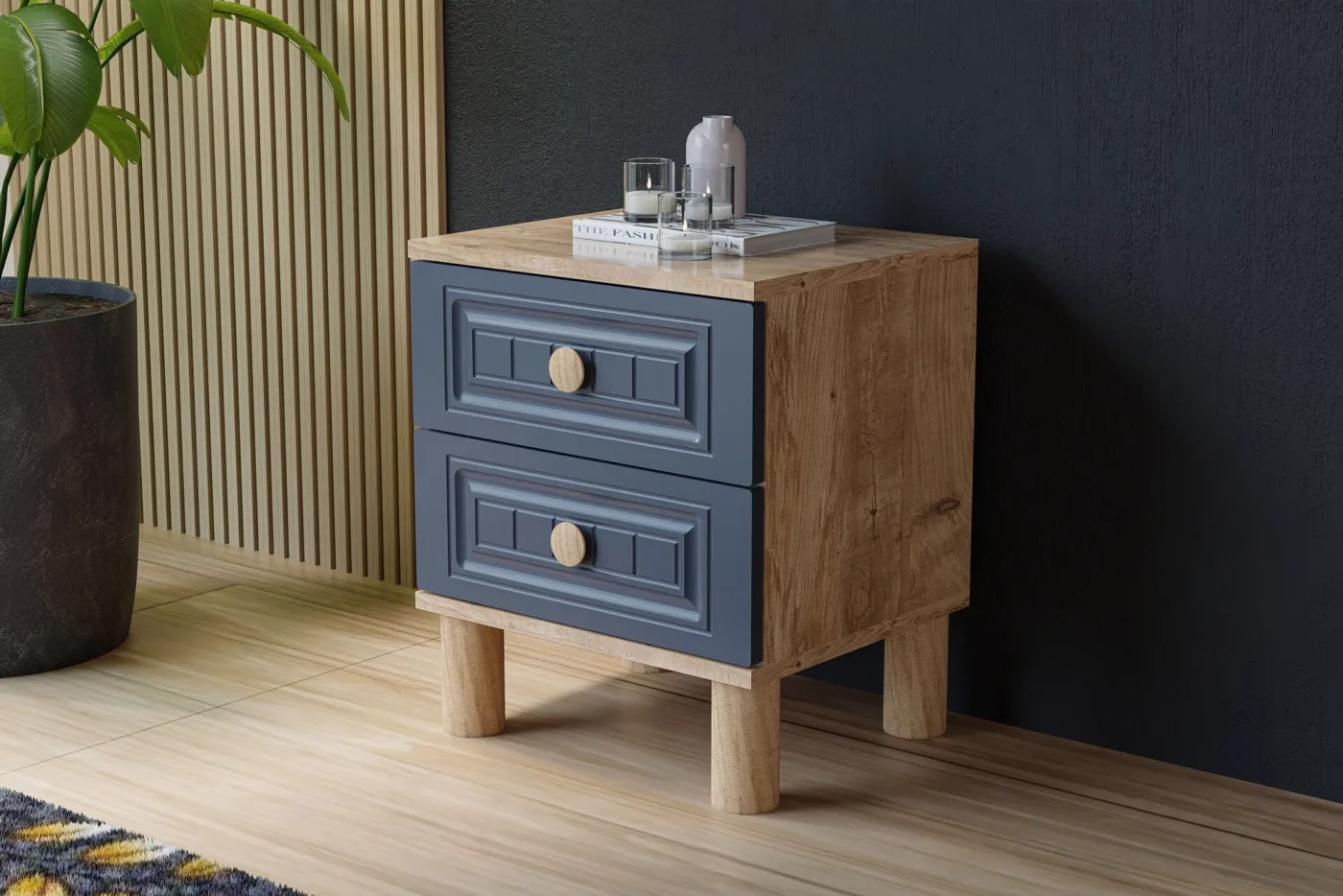 Vera Bohem Teenage Room Set - Atlantic Pine / Anthracite TN0345