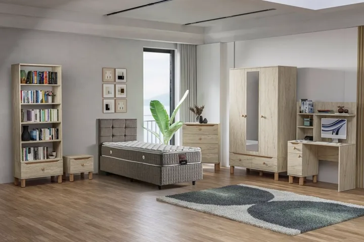 Carina Teenager's Room Set - Travertine TN0313