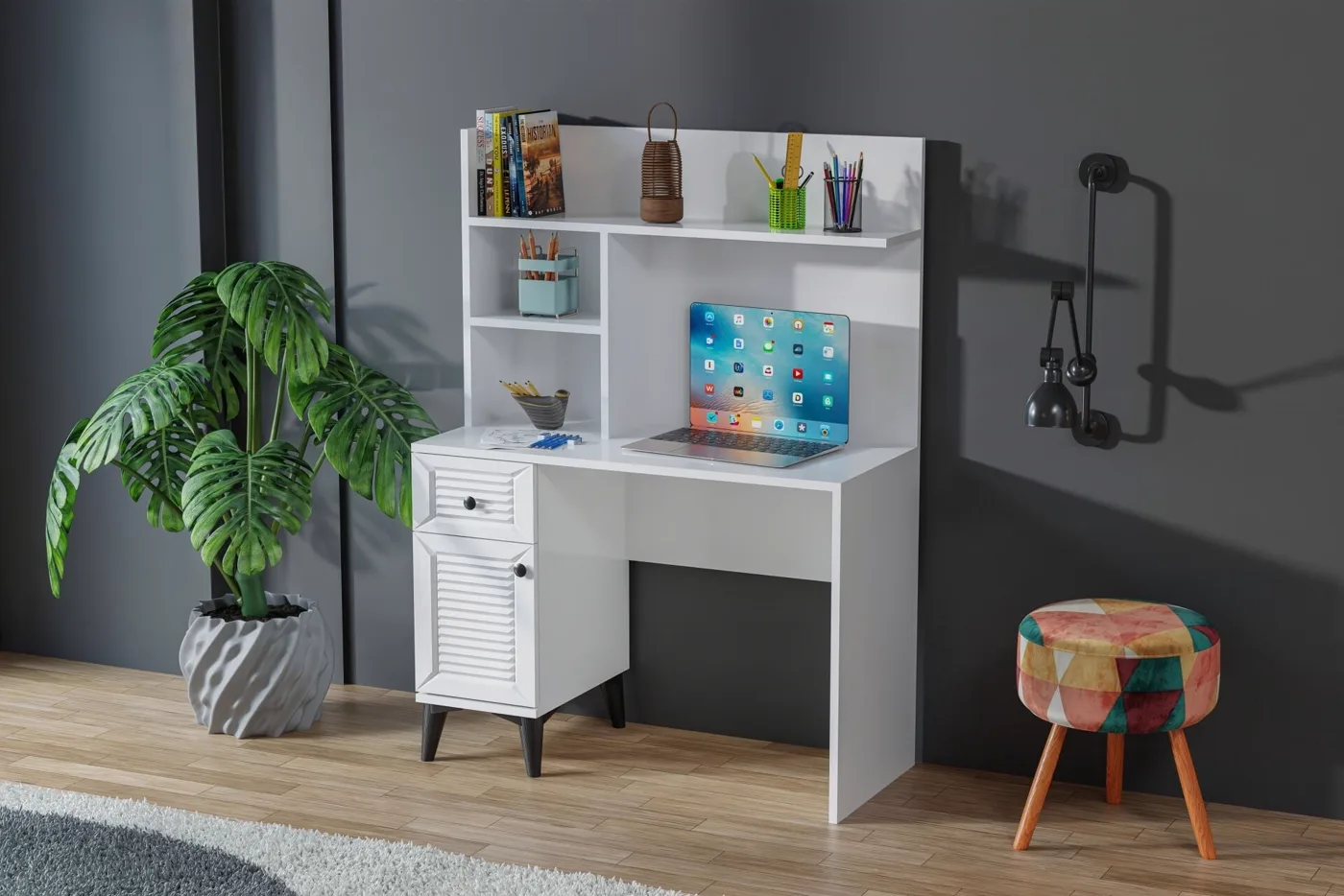 Carina Naz Desk - White TN0270