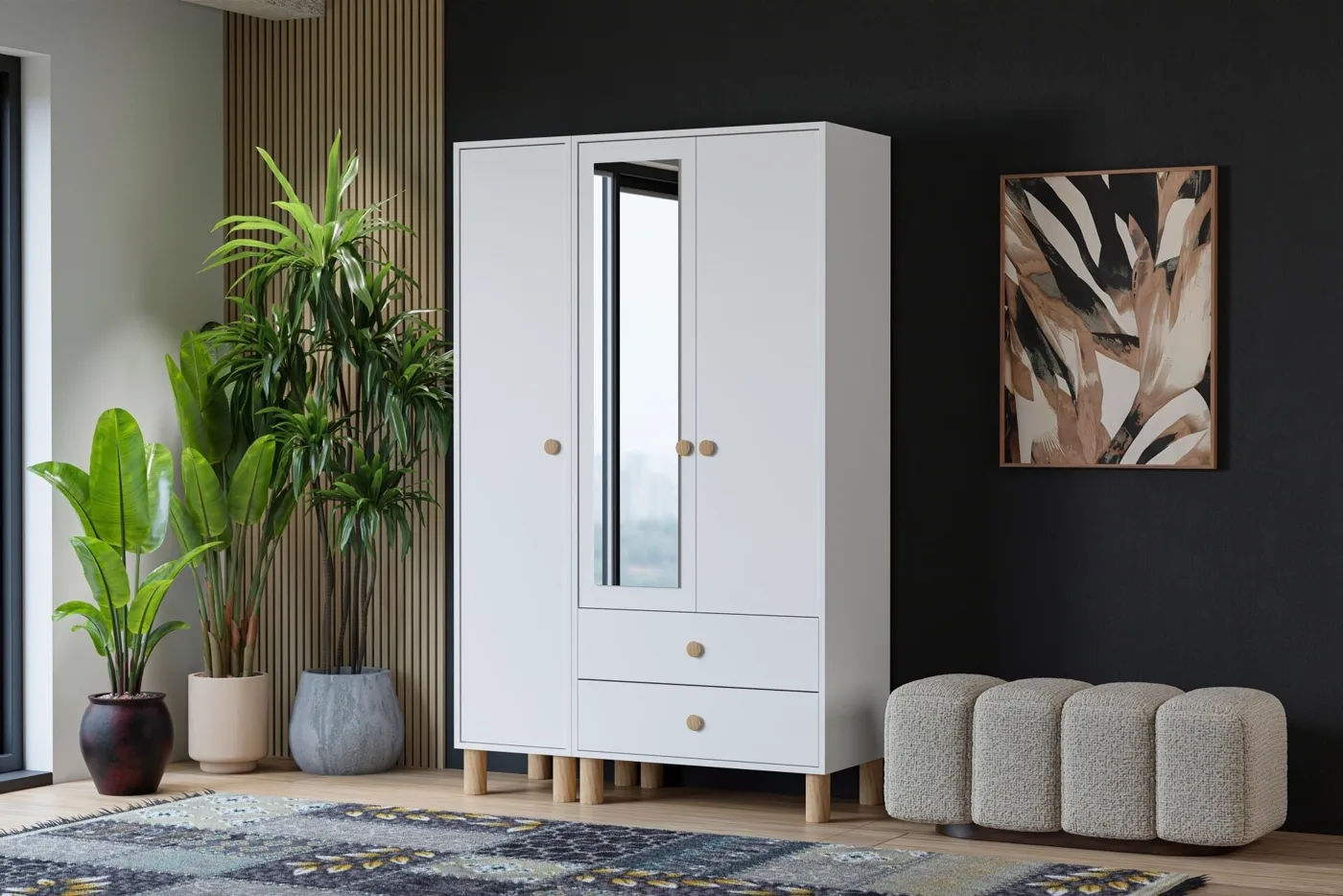 Vera Youth Room Set - White TN0391
