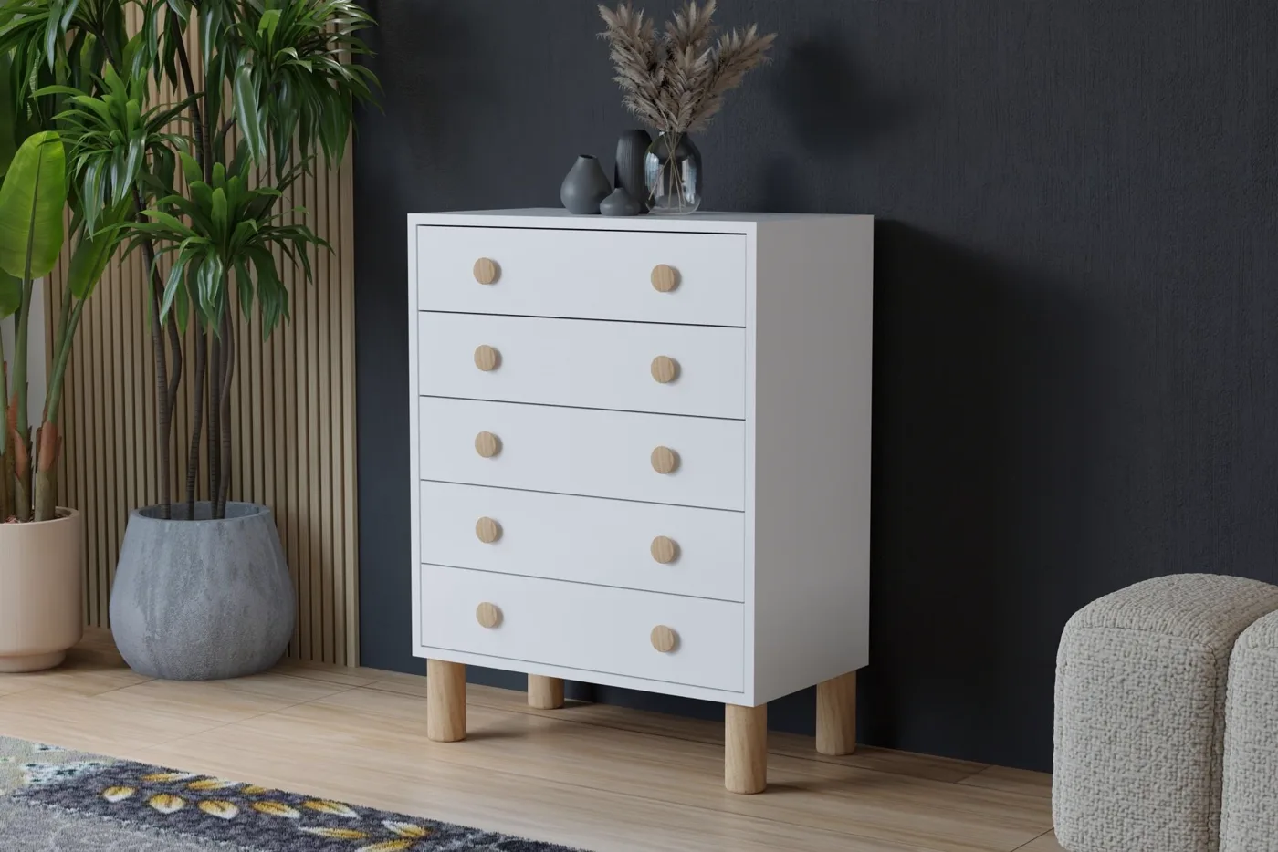 Vera Youth Room Set - White TN0391