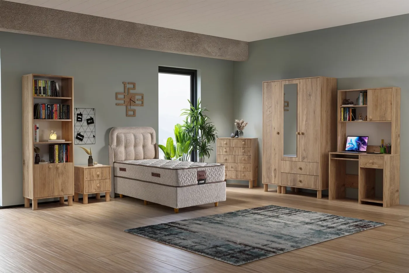 Vera Youth Room Set - Atlantic Pine TN0399