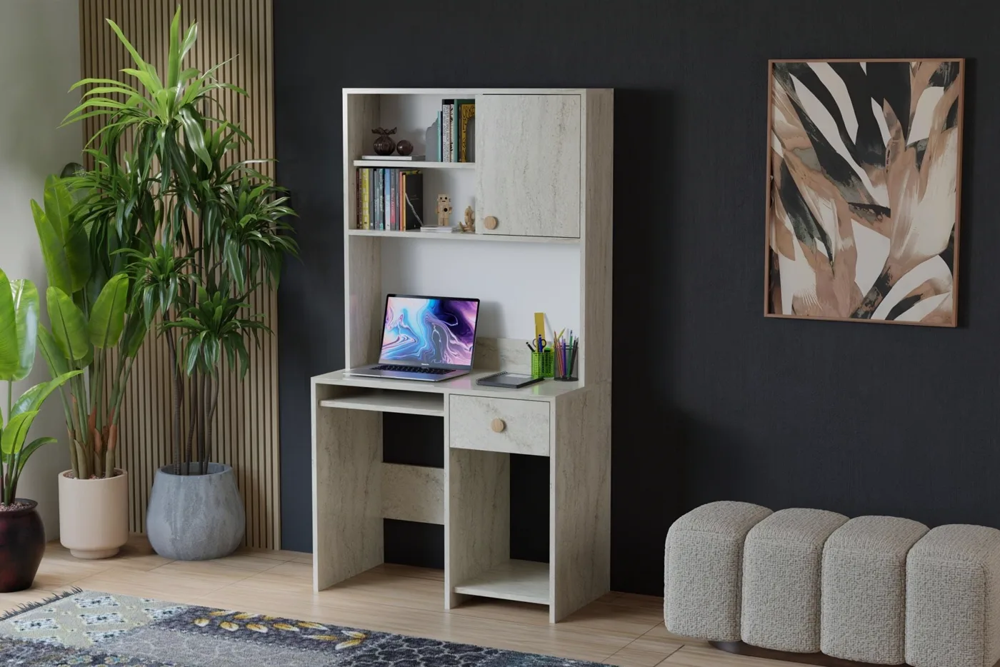 Vera Youth Room Set - Travertine TN0407