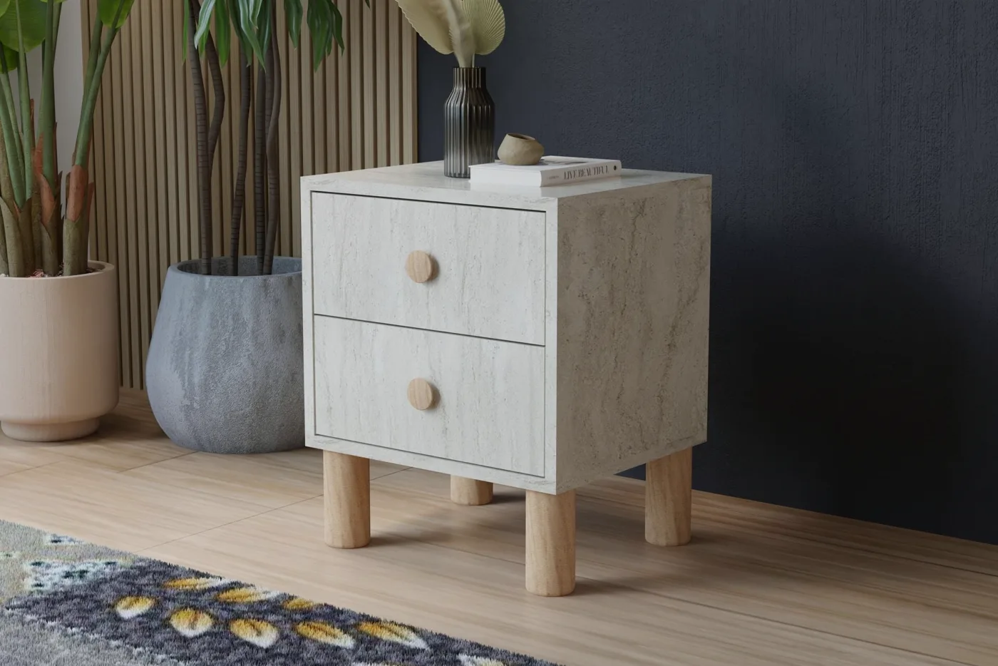 Vera Youth Room Set - Travertine TN0407