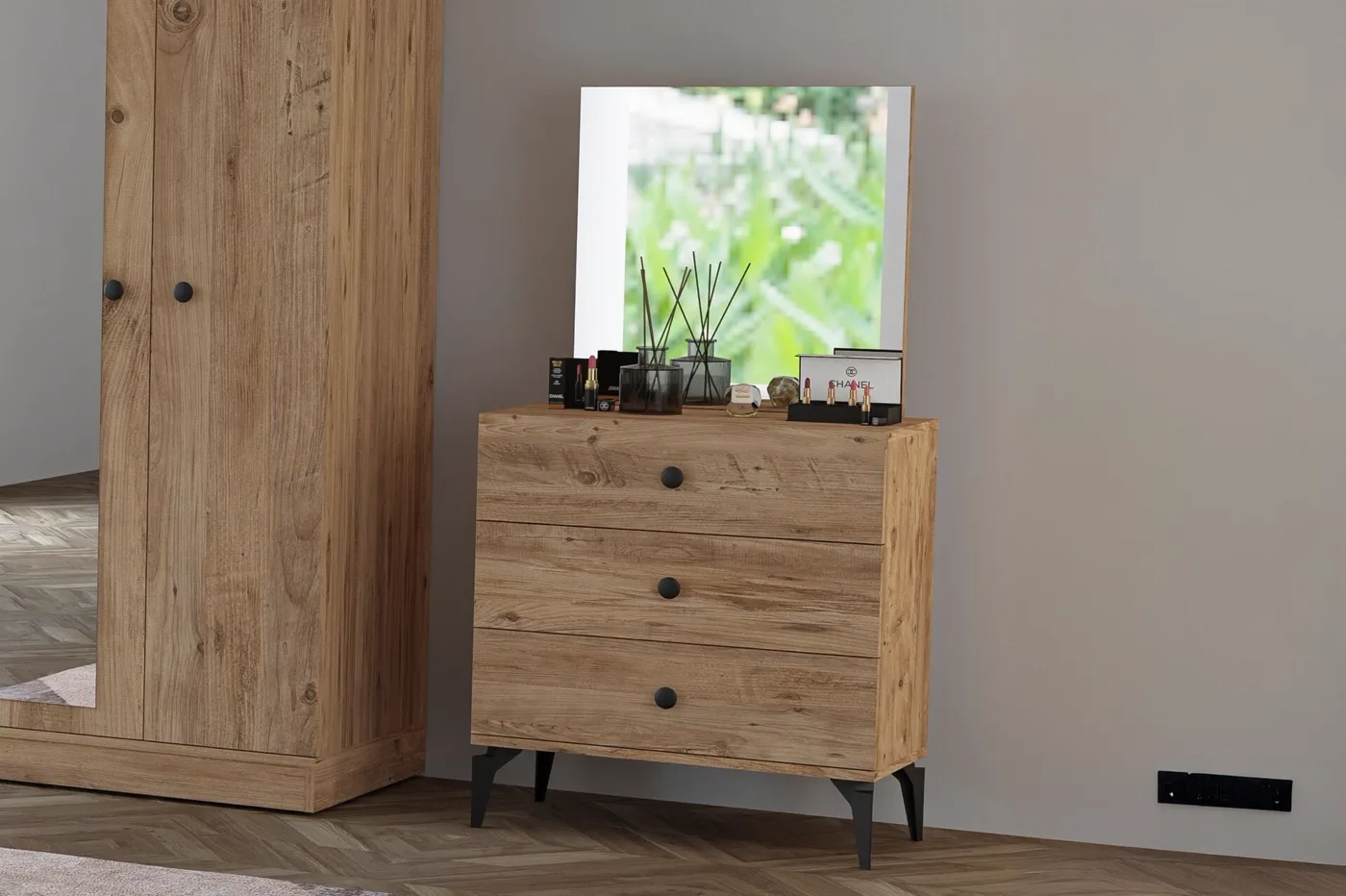Melisa Bedroom Set - Atlantic Pine TN0201