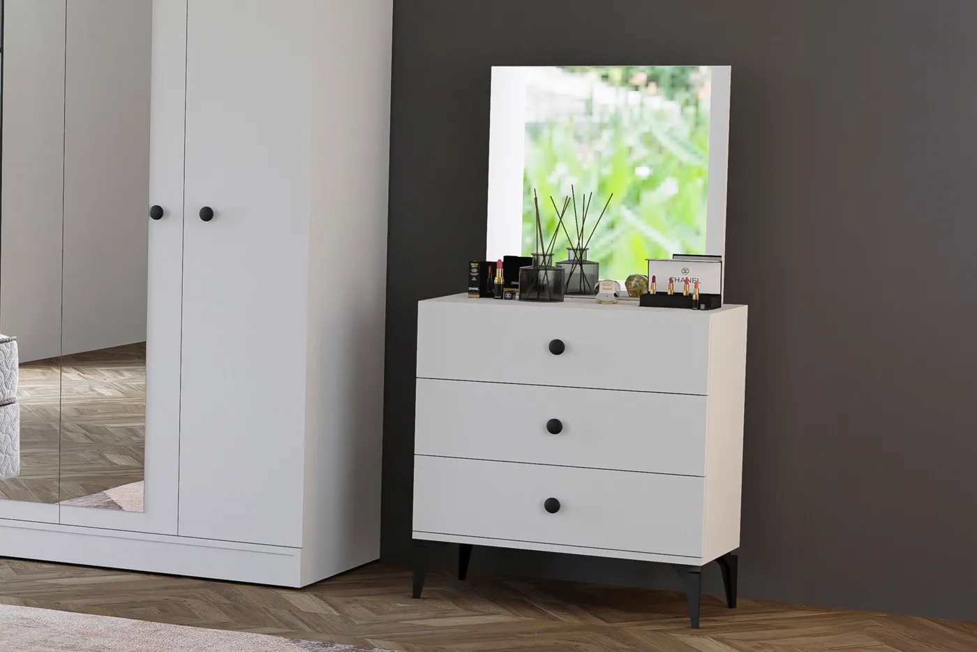 Melisa Bedroom Set - White TN0196