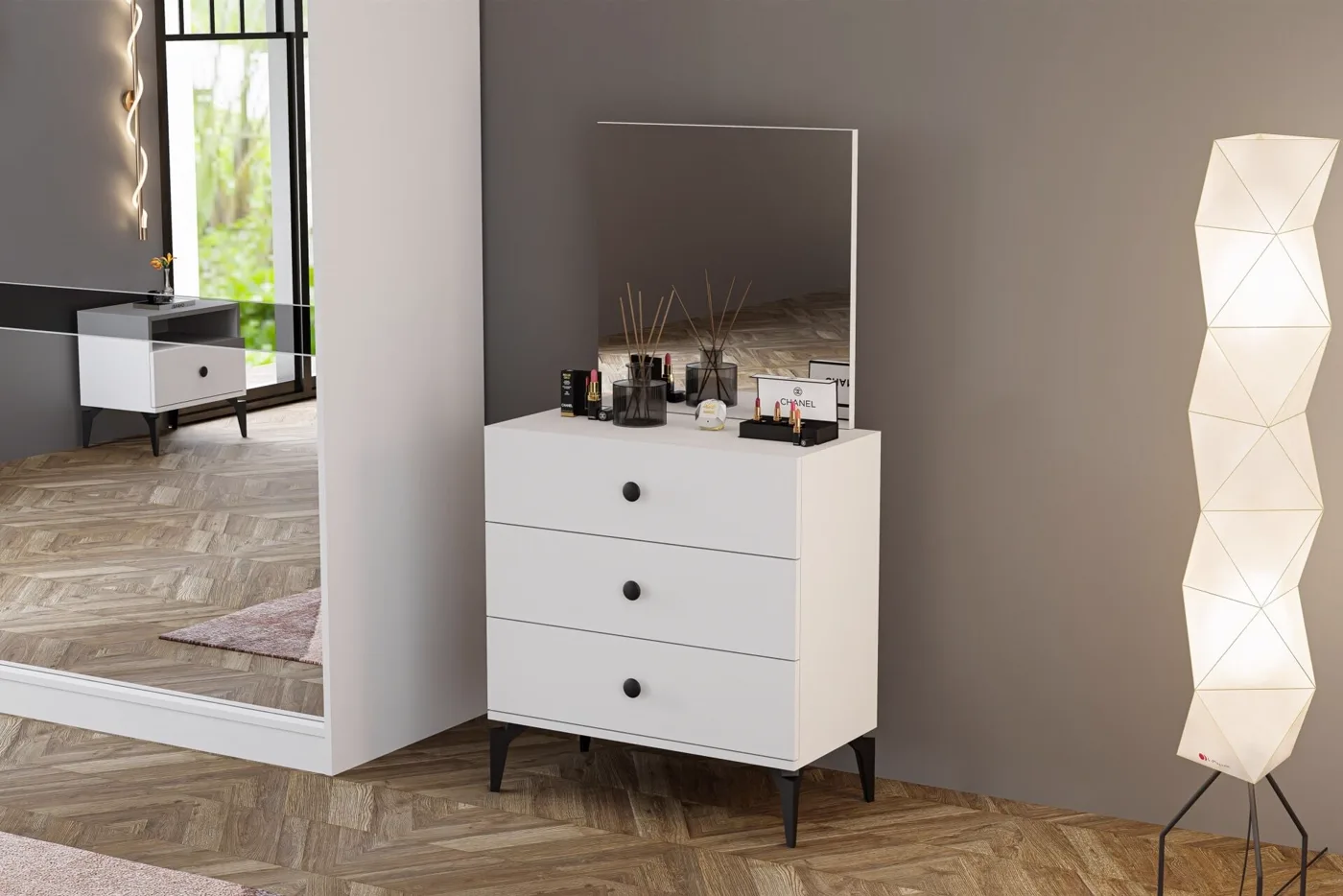 Melisa Bedroom Set - White TN0196