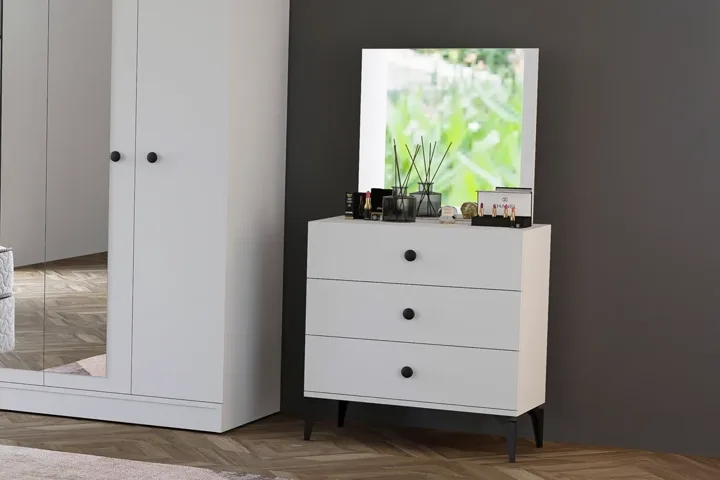 Melisa Chest of Drawers - White TN0200