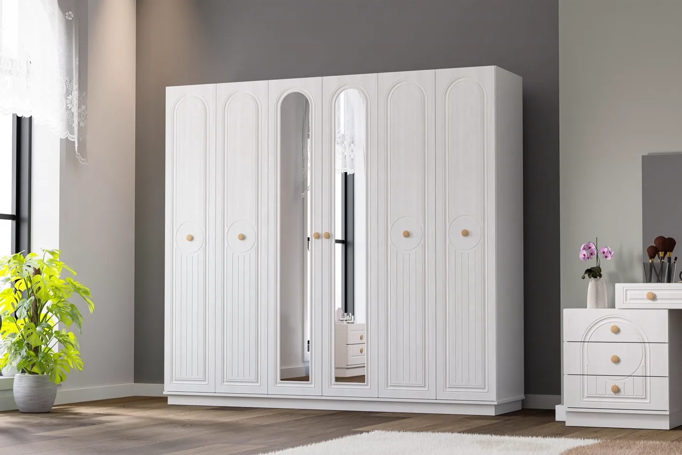 Bohem Wardrobe - White TN0165