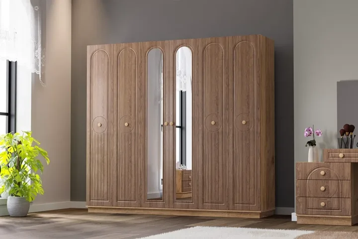 Bohem Wardrobe - Atlantic Pine / Walnut TN0167