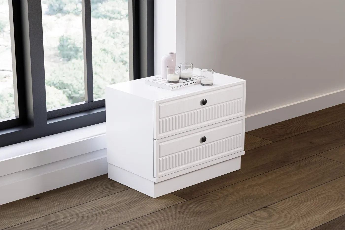 Defne Bedroom Set 100% MDF - White TN0141