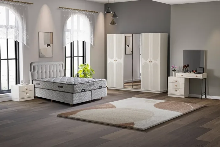 Mira Bedroom Set %100 MDF - Moonstone TN0121