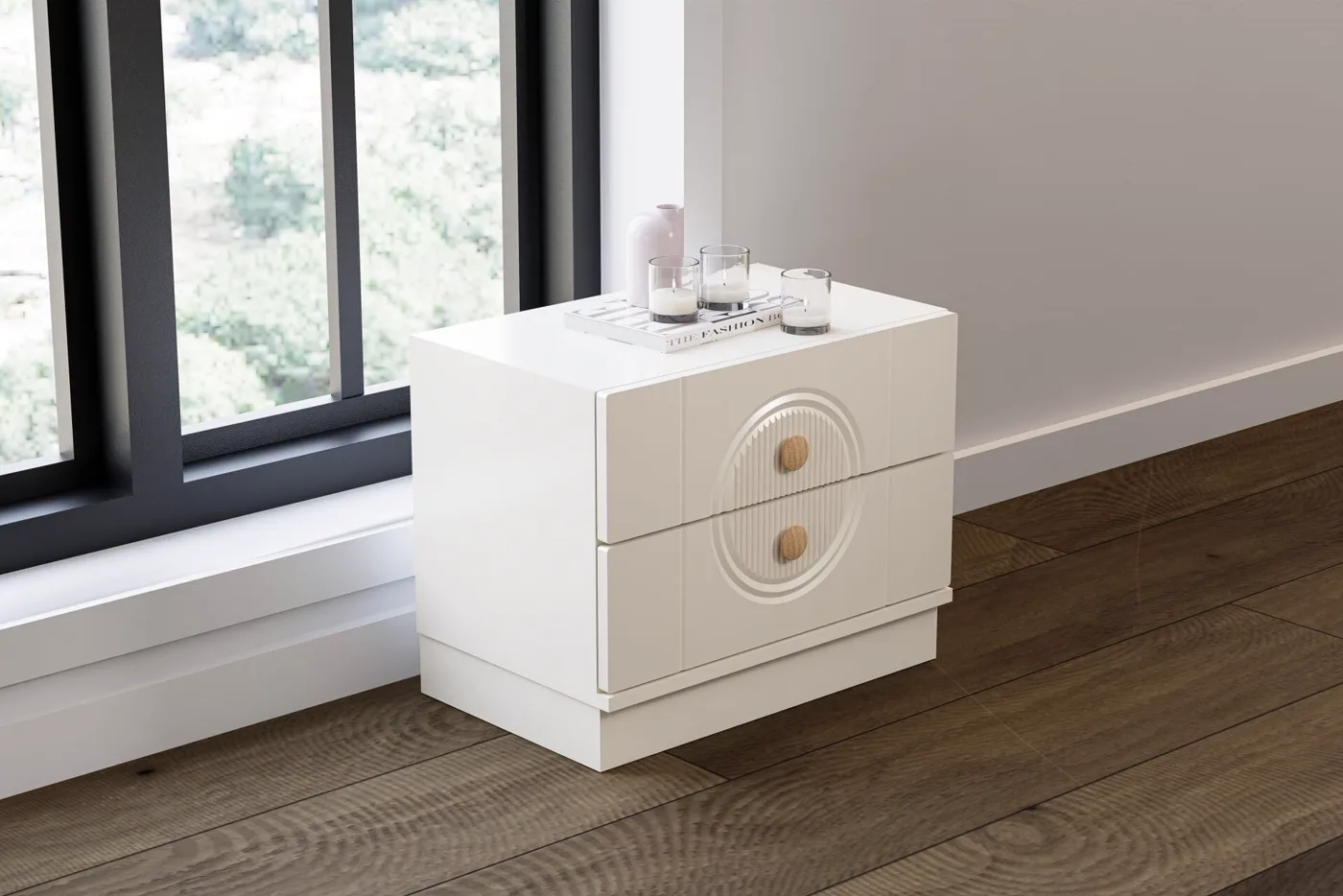 Mira Bedroom Set %100 MDF - Moonstone TN0121