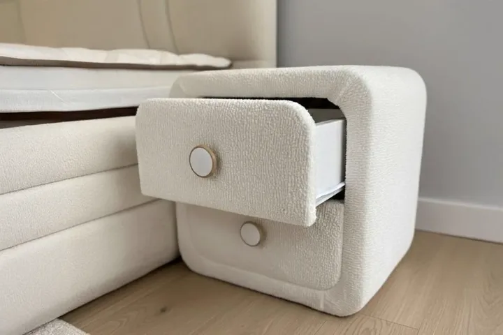 Royal White Bedside Table PV1422