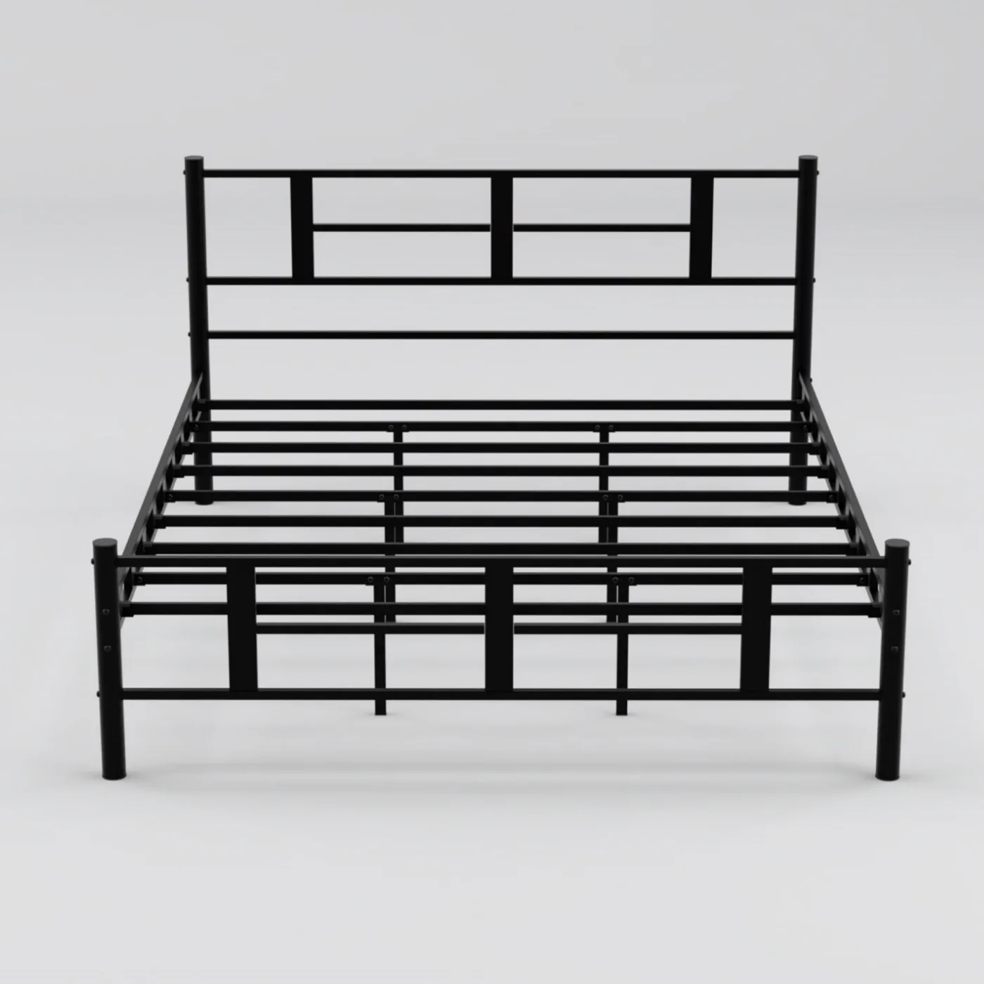 Karma Double Metal Bedstead 150x200 Black