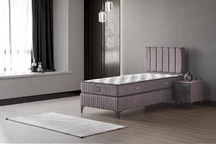 Venta 90x190 Single Divan Base and Headboard Set