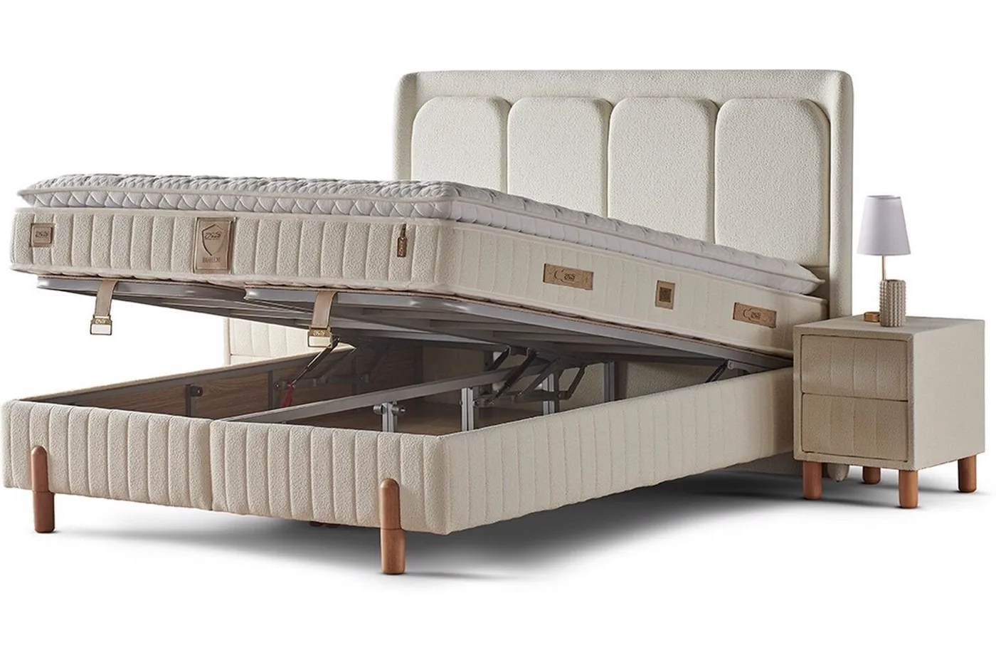 Bohem 160x200 Double Divan Base and Headboard Set