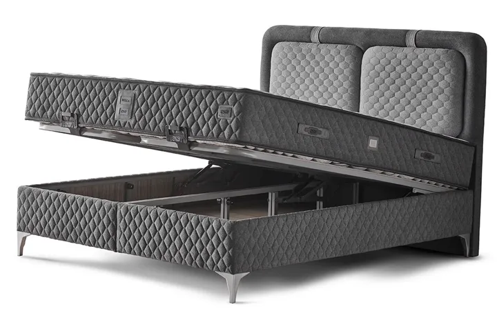 Bella 150x200 Double Divan Base and Headboard Set