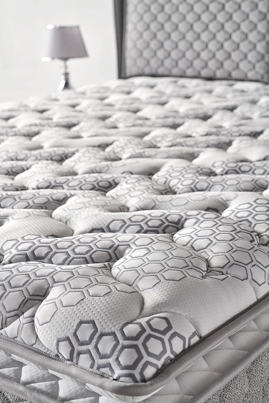 Truva 140x190 Double Mattress, Divan Base, Headboard Set