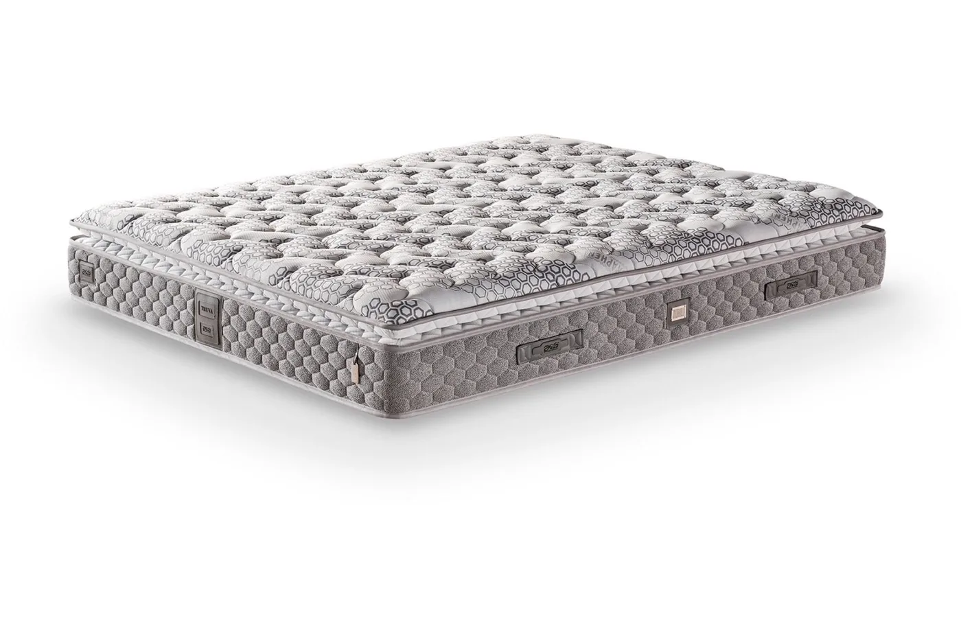 Truva 140x190 Double Mattress, Divan Base, Headboard Set