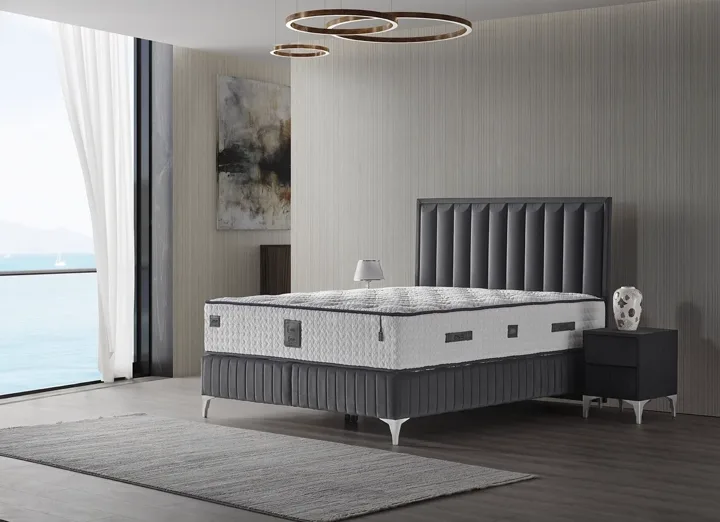 Still 100x200 Single Mattress, Divan Base, Headboard Set